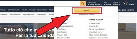 amazon italia accedi.